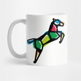 Rainbow Anigami Horse Mug